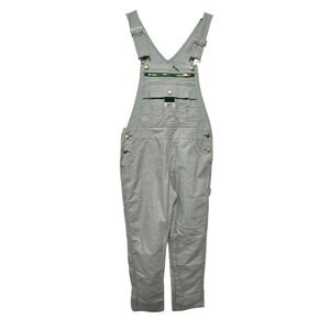 Liberty womens Washed Duck Bib OverallsOveralls/Coveralls Size Small Mint Green